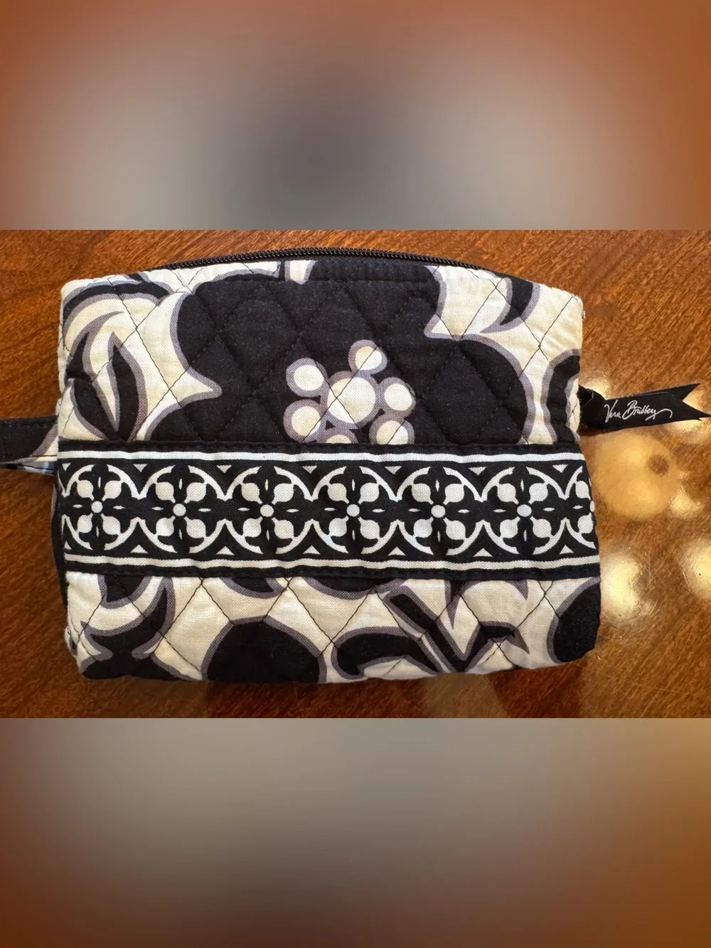 Vera Bradley Cosmetic Bag in Pattern Night & Day (Retired Pattern)